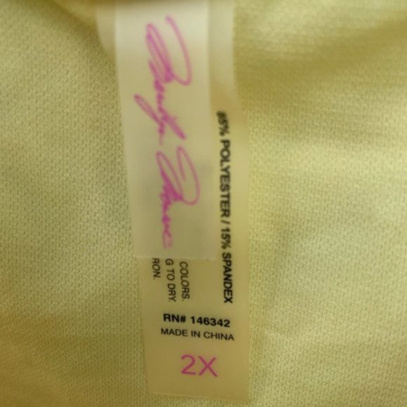 Marilyn Monroe Tropical Floral/Palm Leaf Print One-Piece Bathing Suit Sz 2X - Picture 5 of 8